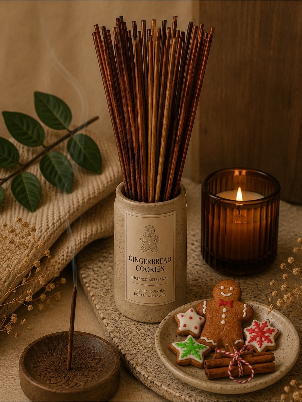 🎄✨ Gingerbread Cookies Incense Sticks ✨🎄